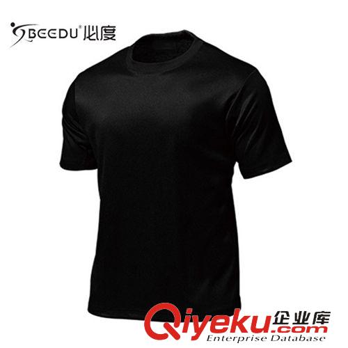 男士休閑運動 品牌新款男士短袖純色空白t恤可定制 戶外運動休閑健身服跑步t恤