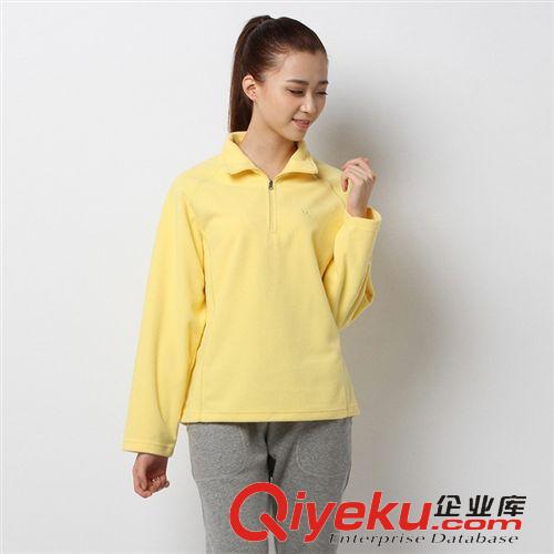 女士休閑運(yùn)動(dòng) 秋冬季新款女式抓絨沖鋒衣 登山運(yùn)動(dòng)服防寒服女黃色擋風(fēng)衣批發(fā)