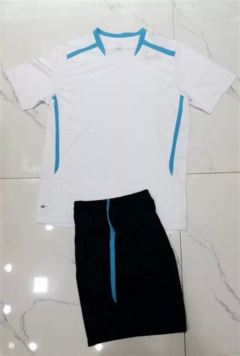 2015新品 2017足球服批發(fā)招代理 男短袖光板足球服 比賽訓練足球隊服 男足原始圖片3