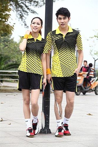 學校-校服-班服 15批發供應zp好品質羽毛球服男女套裝兩件套羽毛球衣訓練比賽服原始圖片2
