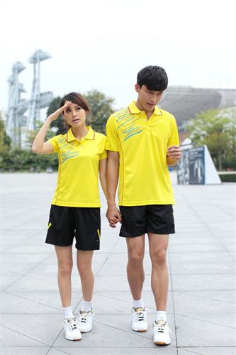 羽毛球服 2015新款時(shí)尚羽毛球服 情侶裝 羽毛球衣套 可定做團(tuán)購 可印號(hào)LOGO原始圖片3