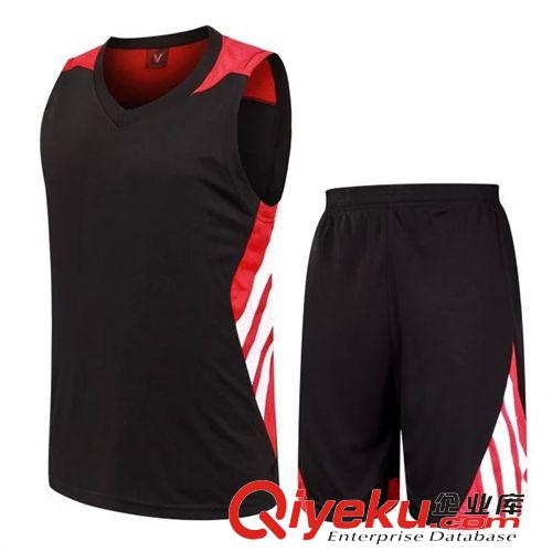 4月新品 2018籃球服套裝男定做 比賽球衣球服 定制藍球服透氣吸汗印號印字