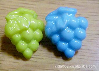 童裝塑料紐扣 塑料童裝扣，兩眼草莓鈕扣原始圖片3