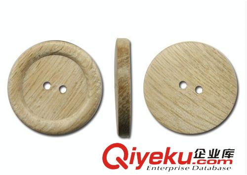 木頭鈕扣 廠家直銷 四眼細(xì)邊tr木頭禾木紐扣原始圖片2