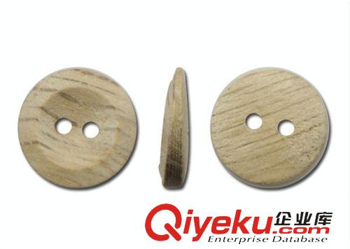 木頭鈕扣 廠家直銷 四眼細(xì)邊tr木頭禾木紐扣原始圖片3
