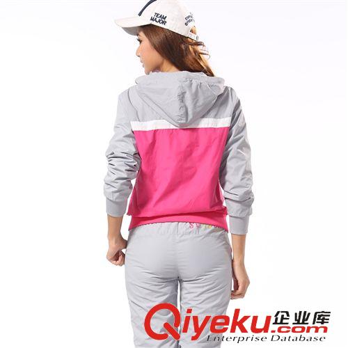 女士套裝 運(yùn)動(dòng)套裝女春秋休閑套裝開(kāi)衫長(zhǎng)袖 運(yùn)動(dòng)休閑套裝品牌女 跑步服原始圖片2
