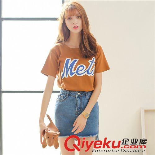 五月第二期上新 2015夏季新款大碼女裝五角星印花寬松圓領(lǐng)短袖女T恤