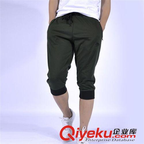 運(yùn)動(dòng)褲 潮流前線 夏季新款熱銷男式純棉七分褲 舒適透氣男式大碼七分褲原始圖片3