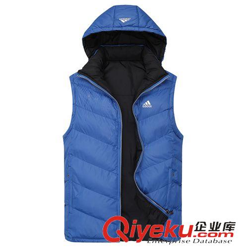 馬甲 新品熱銷 秋冬時尚純色男式連帽加厚保暖馬甲 舒適純棉男士馬甲