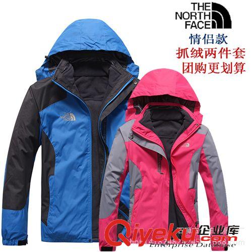 沖鋒衣 戶外沖鋒衣三合一男女冬季情侶新款兩件套保暖滑雪騎行服定制加工原始圖片2