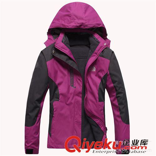 沖鋒衣 戶外沖鋒衣三合一男女冬季情侶新款兩件套保暖滑雪騎行服定制加工原始圖片3