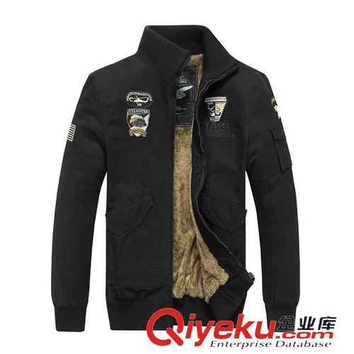 棉衣馬甲 廠家直銷秋冬空軍一號(hào)加厚保暖 夾克男外套大碼帆布水洗軍裝批發(fā)