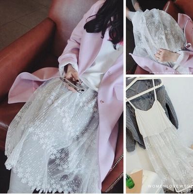 夏季爆款 女裝廠家直銷2015爆款日系精美蕾絲彩色背心批發(fā)