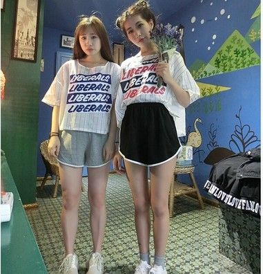 短褲,短裙,褲裙 女裝廠家直銷2015夏季韓版復(fù)古休閑包臀彈力運動短褲原始圖片3