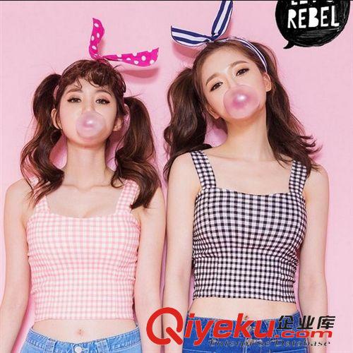 5.21 2015夏季新款韓版性感露肩一字領印花抹胸連衣裙 女