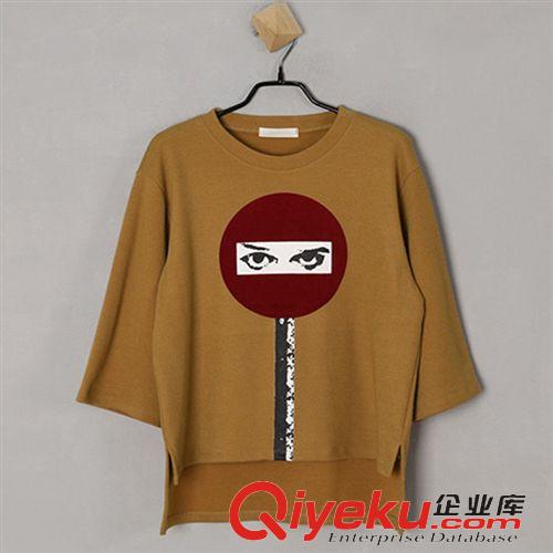 T恤 2015春裝新款圓領(lǐng)衛(wèi)衣忍者街頭潮款休閑TEE原始圖片2