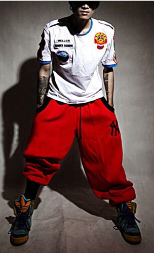 4月上旬新款 2015年街舞大賽指定款HIPHOP潮人情侶嘻哈褲街舞褲運動長褲-1019原始圖片2