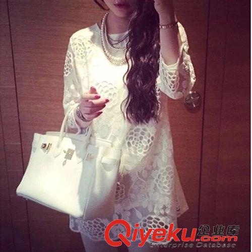 三月新款 現貨2015春裝新款時尚氣質孕婦裙 韓版蕾絲孕婦連衣裙