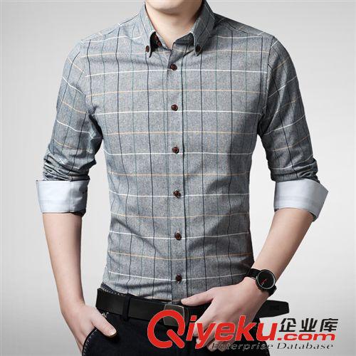 襯   衫 2015春季新款 男高品質(zhì)修身拼色休閑短袖襯衫 潮流時(shí)尚批發(fā)