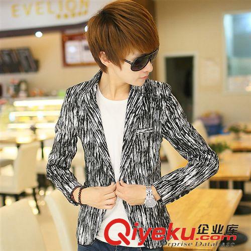 西服/小西服 2014年秋冬季潮男必備新款男裝 韓版圓點修身 青春流行男式西裝
