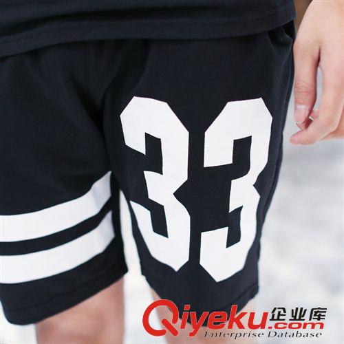 休 閑    套 裝 2015夏季新款 男式 圓領(lǐng)短袖t恤休閑運(yùn)動(dòng)七分褲 套裝 廠家批發(fā)原始圖片3