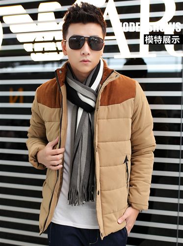 棉衣 2014冬裝新款中年男裝棉服加厚男式棉衣外套男 男士棉服廠家批發原始圖片3