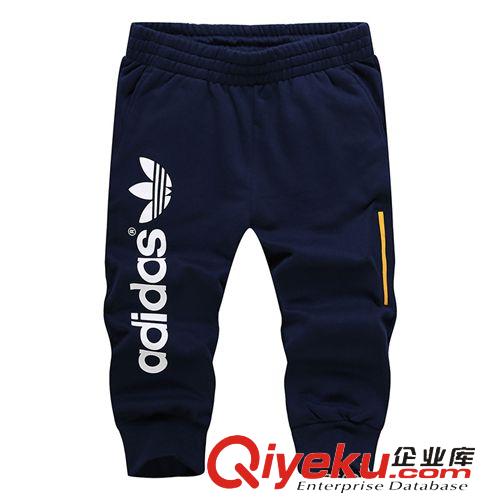 運(yùn)動(dòng)褲 純棉夏季新品男士運(yùn)動(dòng)短褲 男七分褲短褲跑步褲子男運(yùn)動(dòng)休閑中褲原始圖片2