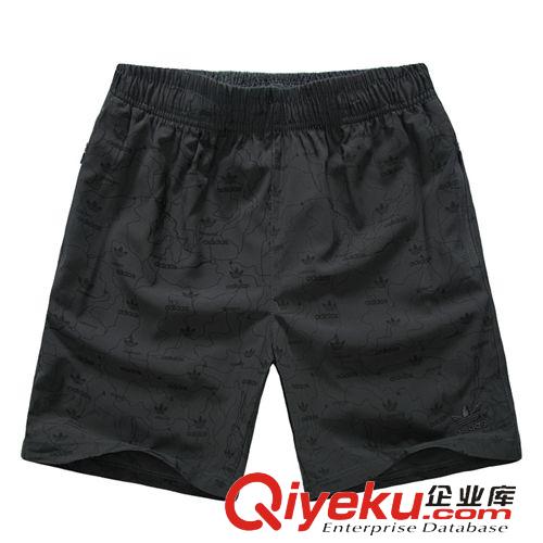 運動褲 2015新款夏季品牌男休閑褲 男式純棉五分褲 青少年學生沙灘褲短褲原始圖片2