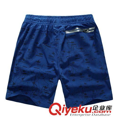運動褲 2015新款夏季品牌男休閑褲 男式純棉五分褲 青少年學生沙灘褲短褲原始圖片3