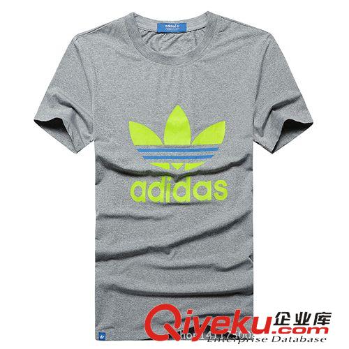 T恤 2015夏季品牌男式半袖T恤運動休閑短袖純棉圓領t恤青年一件代發原始圖片2