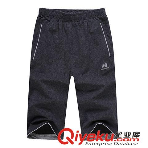 運動褲 夏季男士跑步健身運動短褲5分純棉夏天大碼寬松籃球褲休閑五分褲原始圖片3