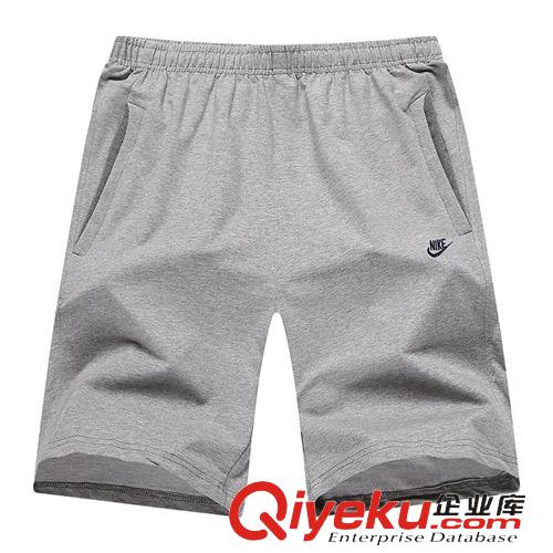 運(yùn)動(dòng)褲 批發(fā)男士運(yùn)動(dòng)短褲 青少年寬松沙灘褲潮男跑步熱褲純棉五分褲學(xué)生原始圖片3
