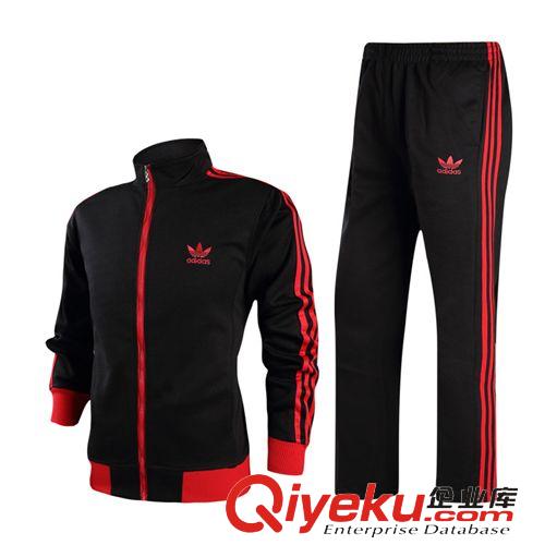 長(zhǎng)袖套裝 15男女士中老年純棉情侶運(yùn)動(dòng)服套裝春秋裝運(yùn)動(dòng)衣長(zhǎng)袖寬松外套大碼