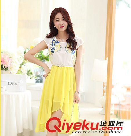 新款連衣裙 2015夏季新品女式韓版修身顯瘦露肩黑色連衣裙