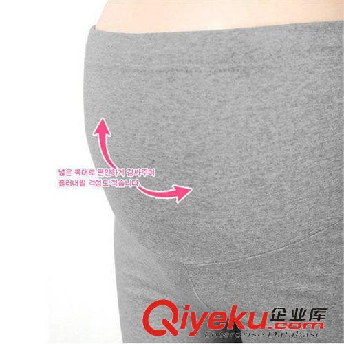 春季孕婦裝 2015春裝新款孕婦裝 個(gè)性圖案印花孕婦托腹褲原始圖片3