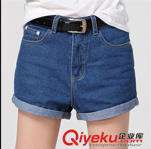 牛仔系列 夏季新款韓版寬松大碼修身夏季牛仔短褲女韓版潮胖MM原始圖片3