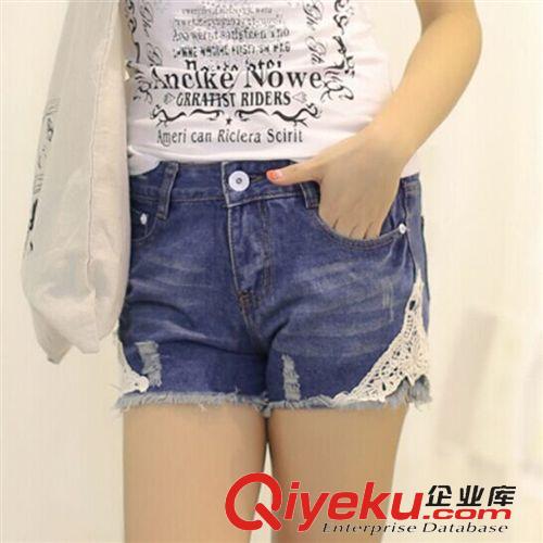 牛仔系列 夏季新款韓版寬松大碼修身夏季牛仔短褲女韓版潮胖MM