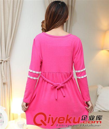孕婦裙 2015春夏新款韓版孕婦裝哺乳衫月子服原始圖片3