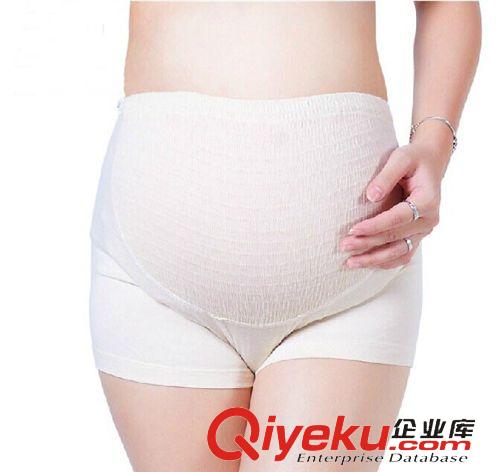 孕婦褲 莫代爾純棉孕婦裝夏裝三分托腹褲原始圖片2
