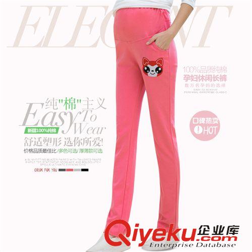 孕婦褲 初春新品裝時(shí)尚運(yùn)動(dòng)孕婦褲休閑款原始圖片2