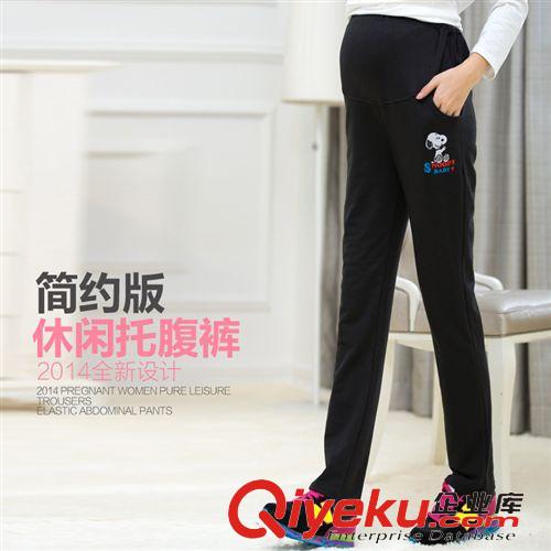 孕婦褲 #初春新款運(yùn)動(dòng)純棉托腹孕婦休閑打底褲原始圖片2