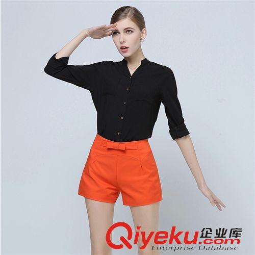 休閑褲 春夏韓國新款休閑女寬腿褲復(fù)古顯瘦高腰寬松闊腿褲