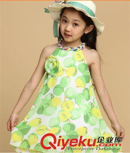 女童專區(qū) 201外貿(mào)新品大童女童裙 夏季公主裙 女童裝甜美童裙 童裝批發(fā)熱批原始圖片2