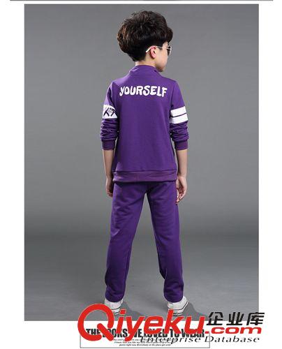 女童專區(qū) 15新品童裝男童套裝春秋裝潮新款兒童運(yùn)動(dòng)套裝韓版男童外套春秋潮原始圖片3