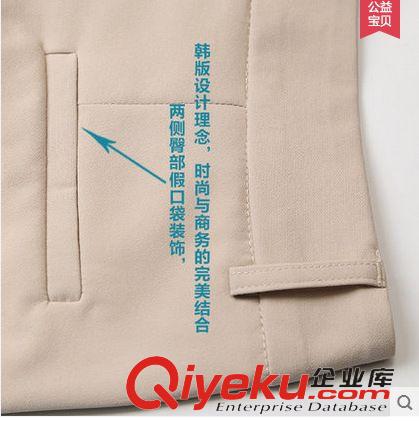休閑褲/打底褲 2015春夏新款女裝九分褲顯瘦職業(yè)西褲小腳休閑褲修身時尚女褲子原始圖片3