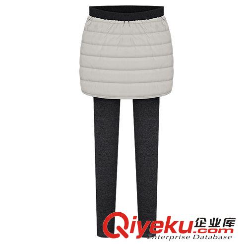 裙子 2015秋冬季歐美時尚顯瘦大碼短裙褲子女秋冬新款百搭羽絨裙褲原始圖片3