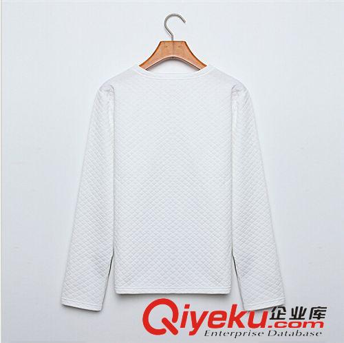 衛(wèi)衣/套裝 速賣通歐美新款秋冬衛(wèi)衣可愛(ài)兔子圖案印花  圓領(lǐng)純色衛(wèi)衣女原始圖片2