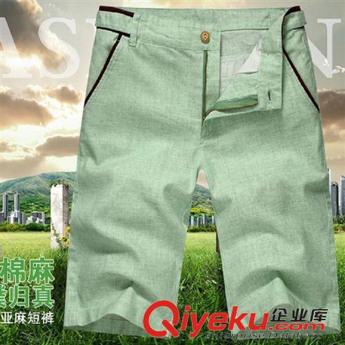 韓版休閑褲 男式休閑褲2015春夏季大碼時尚休閑七分褲 薄款廠家直銷一件代發