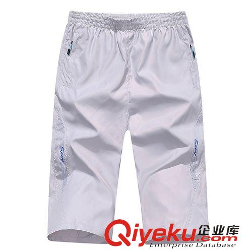 韓版休閑褲 男式休閑褲2015春夏季大碼時尚休閑七分褲 薄款廠家直銷一件代發原始圖片3