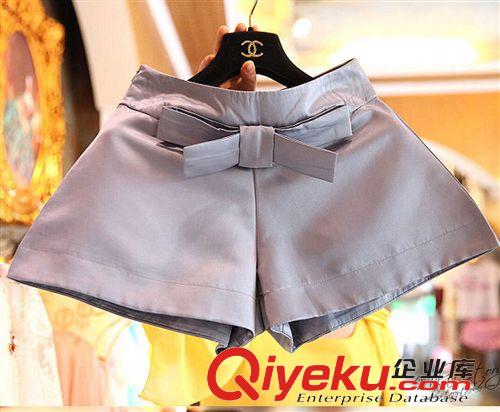 2015年夏裝爆款TOP 2015夏季新款韓版時(shí)尚休閑時(shí)尚網(wǎng)紗短袖上衣蝴蝶結(jié)休閑短褲兩件套原始圖片3